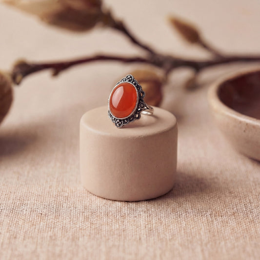 Anello Nicole | Corniola