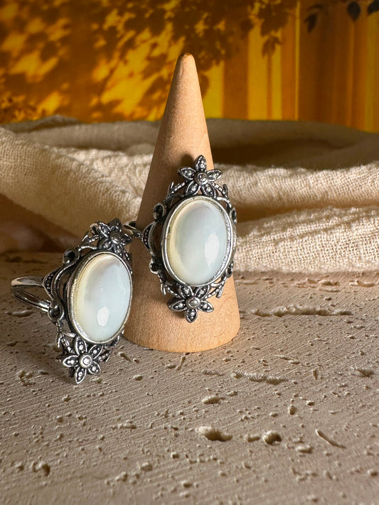 Anello Conchiglia bianca | Helena