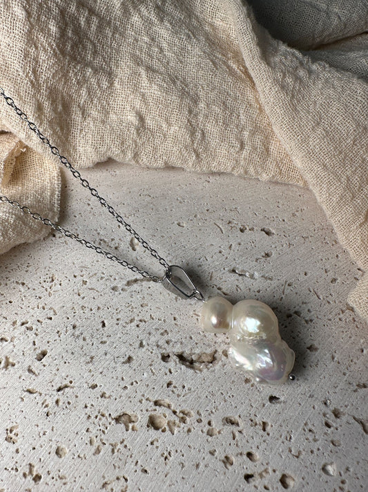 Collana Perla d'Acqua dolce Barocca