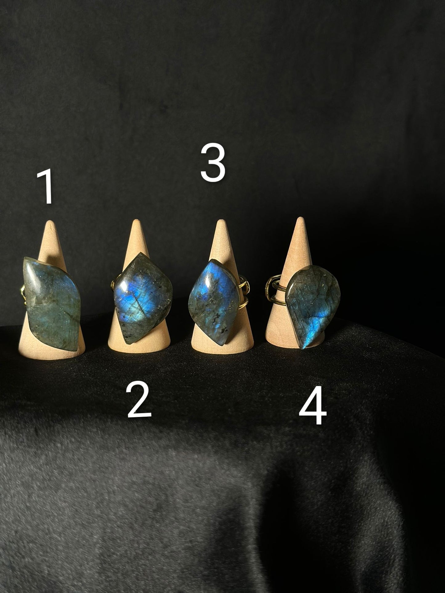 Anello Labradorite Big (ACCIAIO)