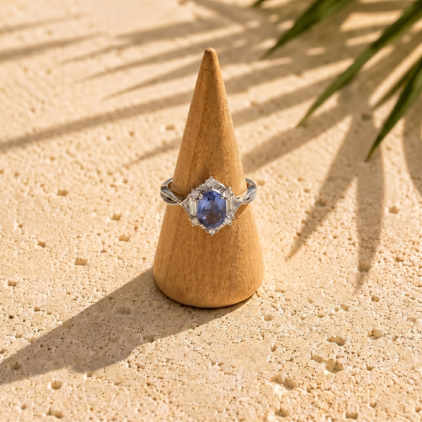 Anello Melissa | Fluorite blu