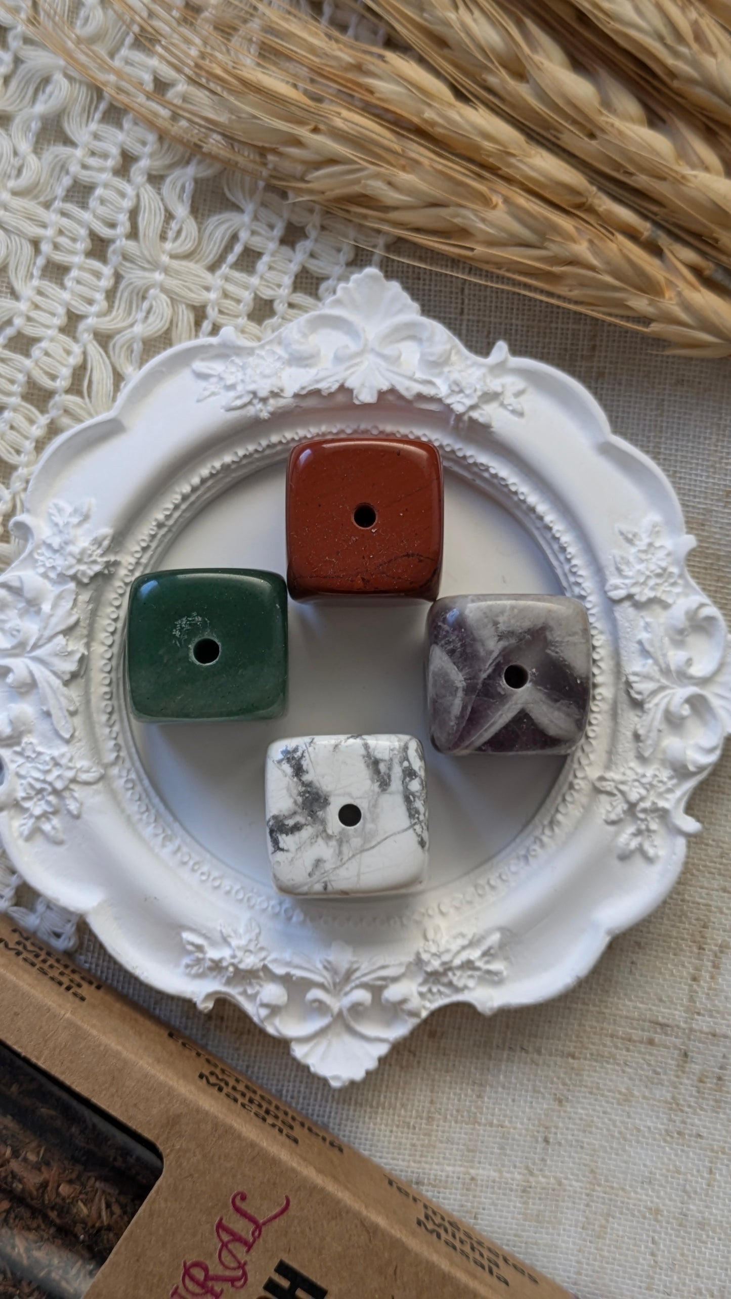 Cubi porta incenso in Pietra